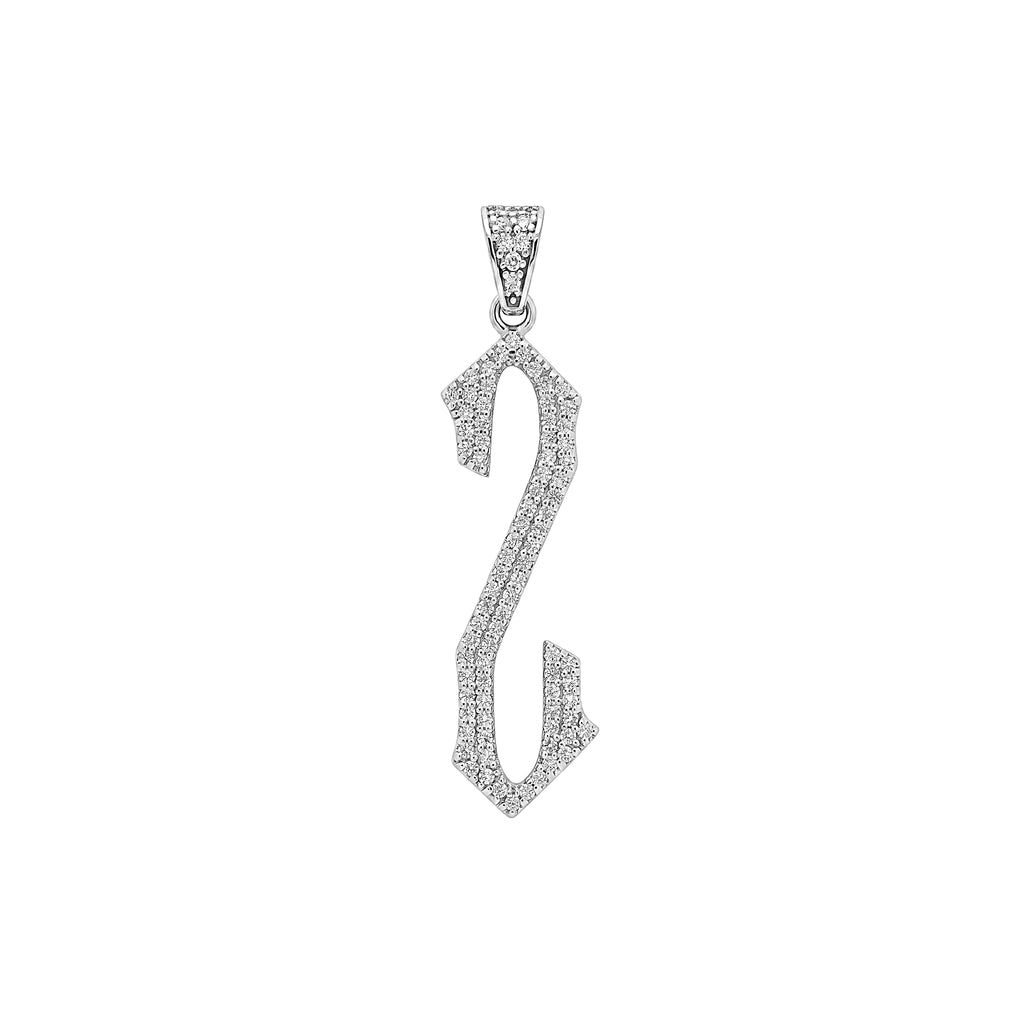 The letter Z pendant