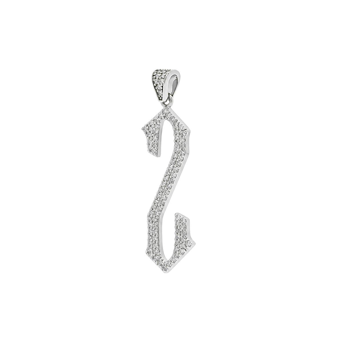 The letter Z pendant