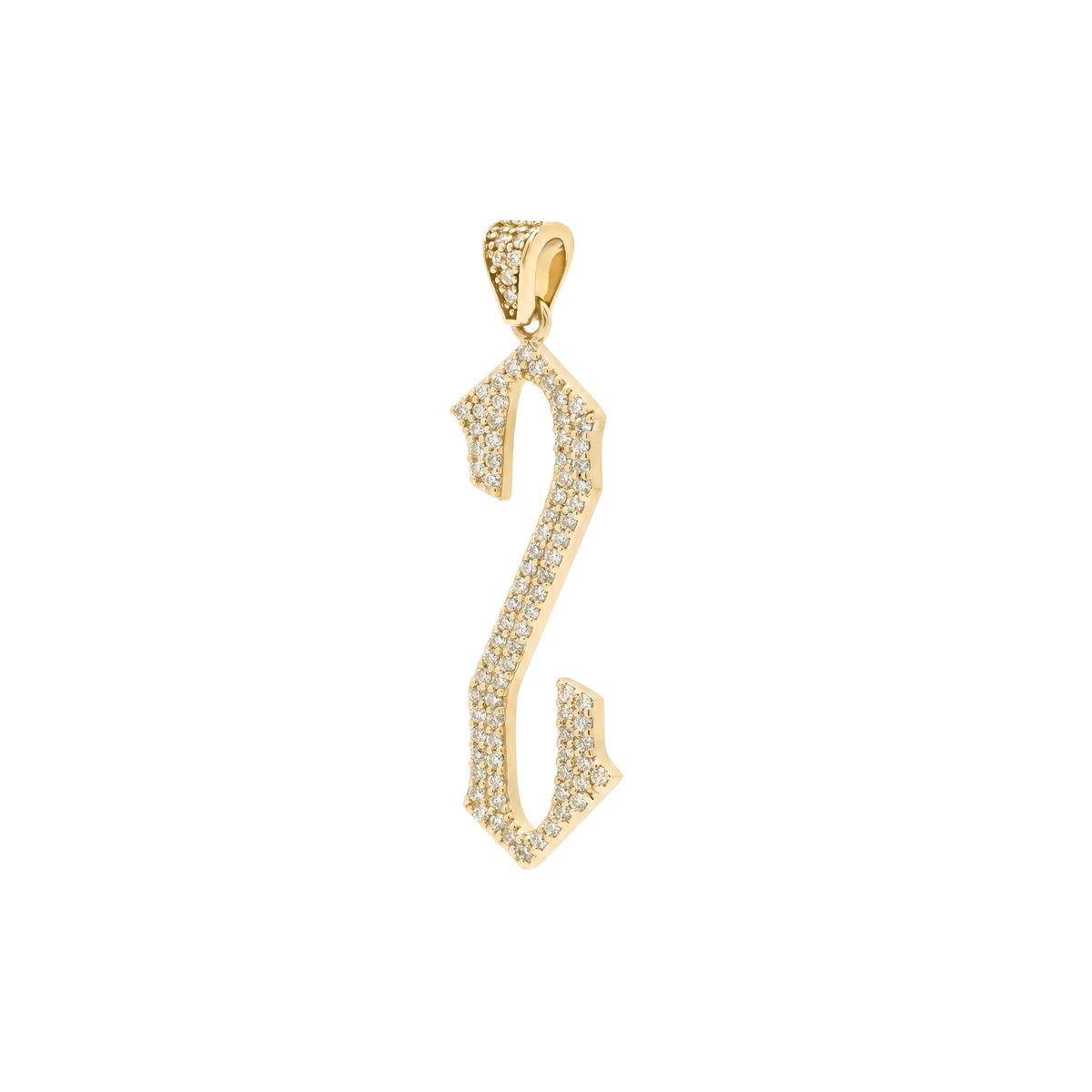 The letter Z pendant